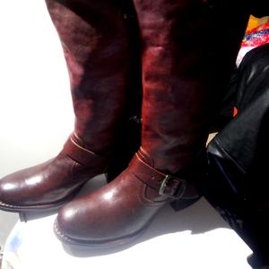 FRYE Leather womans boots size 8